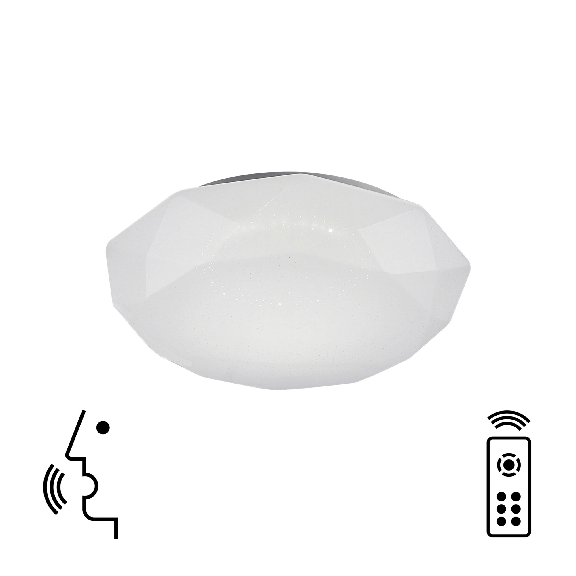 Diamante Smart Ceiling Lights Mantra Fusion Flush Fittings Diamante Smart Ceiling Lights Mantra Fusion Flush Fittings